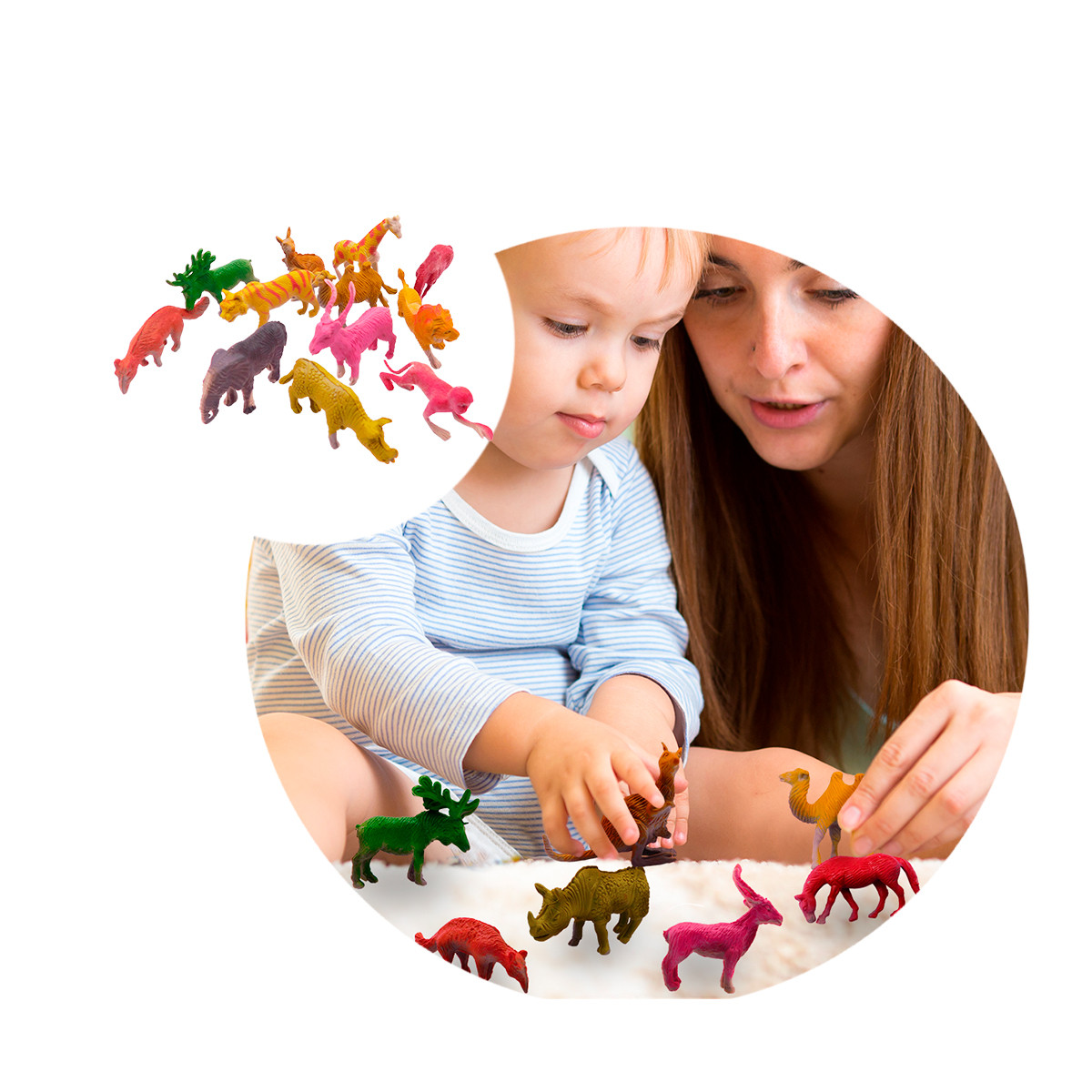 Miniatura 6 de Set Animales Salvajes X12 GM1911-125